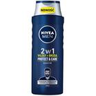 Nivea Men 2w1 Włosy + Broda - szampon dwuzadaniowy